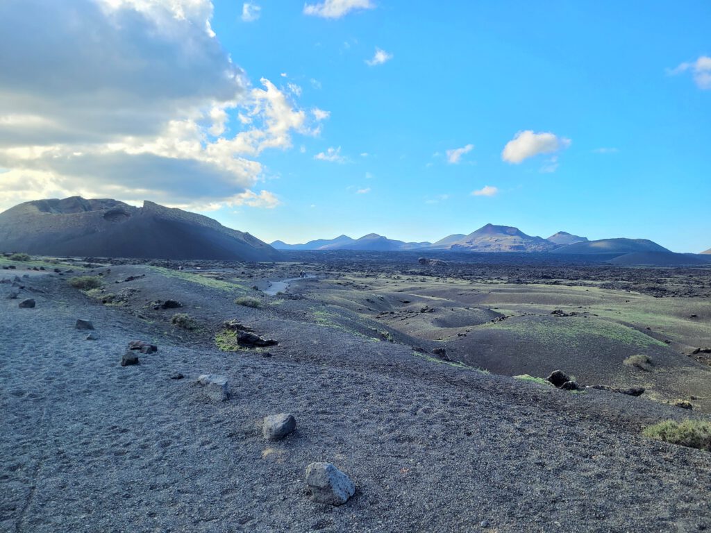 Vulkanlandschaft rund um den Caldera de los Cuervos