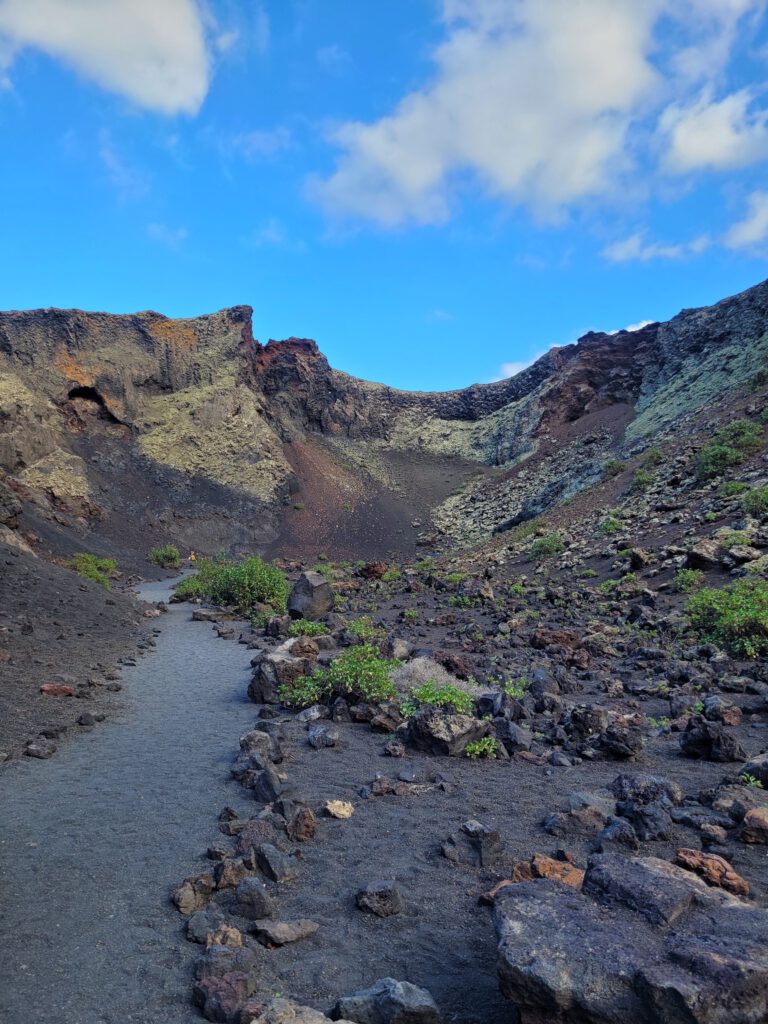 Vulkan-Krater des Calerda de los Cuervos