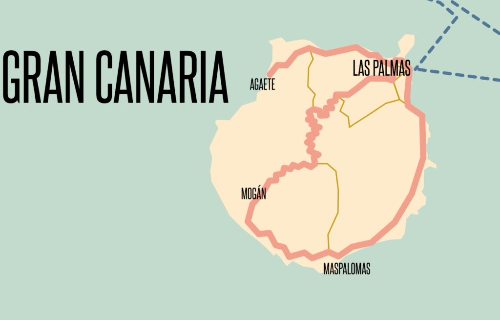 Unsere Reiseroute durch Gran Canaria
