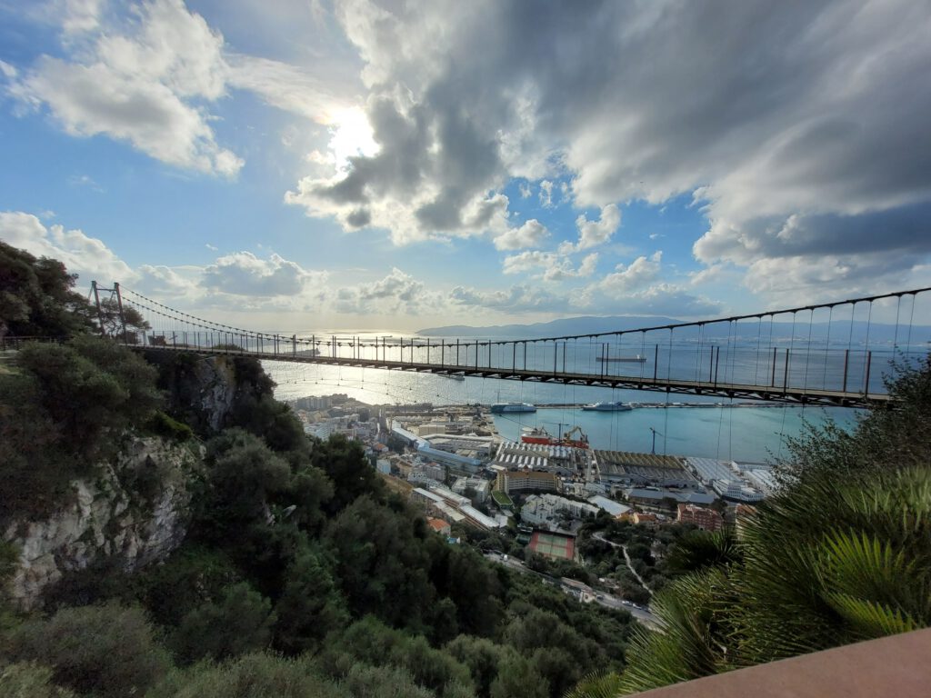 Hängebrücke im Naturreservat Gibraltar