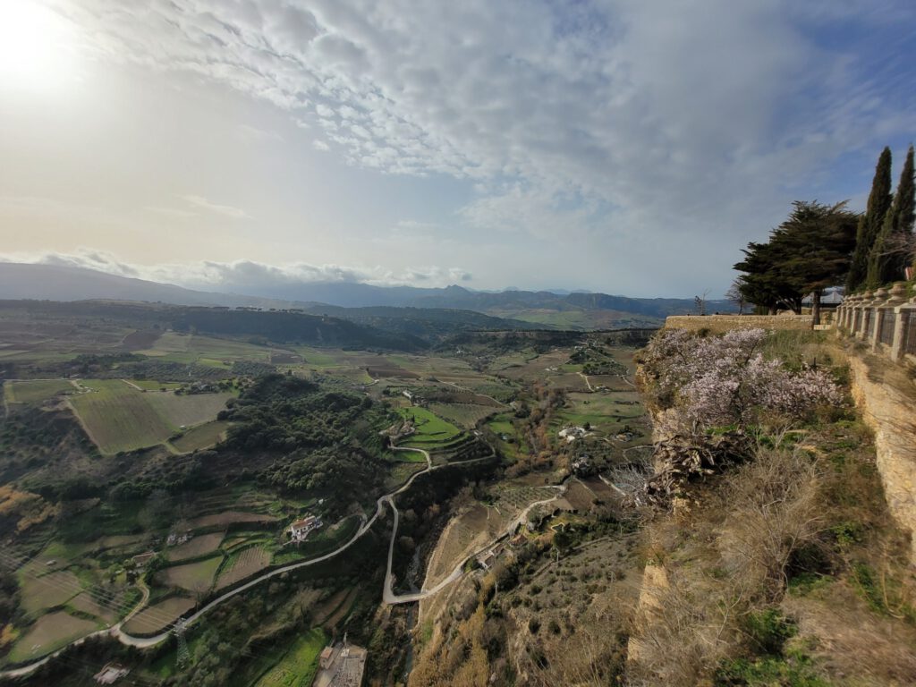 Blick vom Mirador de Ronda Richtung Norden