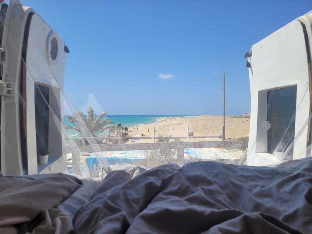 Freistehen Stellplätze auf Fuerteventura: Sotavento Strand