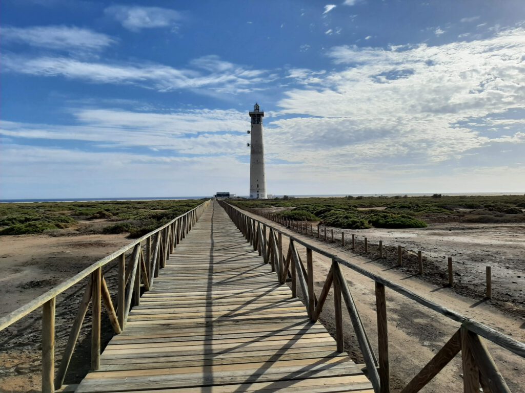 Faro de Morro Jable am Playa de Jandia